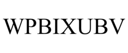 Mark drawing for WPBIXUBV