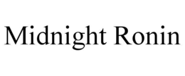 Mark drawing for MIDNIGHT RONIN