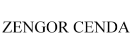 Mark drawing for ZENGOR CENDA