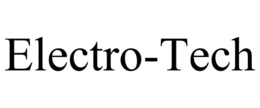 Mark drawing for ELECTRO-TECH