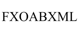Mark drawing for FXOABXML