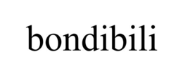 Mark drawing for BONDIBILI