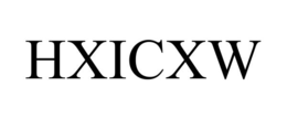 Mark drawing for HXICXW
