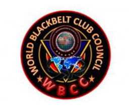 Mark drawing for WORLD BLACKBELT CLUB COUNCIL WBCC