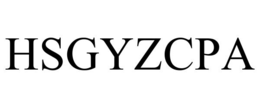 Mark drawing for HSGYZCPA
