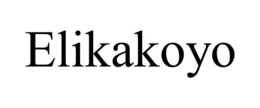 Mark drawing for ELIKAKOYO
