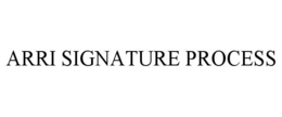 Mark drawing for ARRI SIGNATURE PROCESS