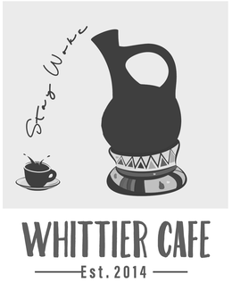 Mark drawing for WHITTIER CAFE EST. 2014 STAY WOKE
