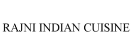 Mark drawing for RAJNI INDIAN CUISINE