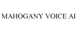 Mark drawing for MAHOGANY VOICE AI