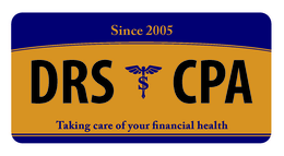 Mark drawing for DRS $ CPA SINCE 2005 TAKING CARE OF YOUR FINANCIAL HEALTH