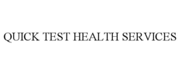 Mark drawing for QUICK TEST HEALTH SERVICES