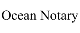 Mark drawing for OCEAN NOTARY