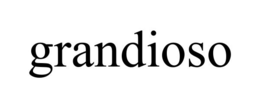 Mark drawing for GRANDIOSO