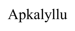 Mark drawing for APKALYLLU