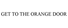 Mark drawing for GET TO THE ORANGE DOOR
