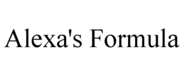 Mark drawing for ALEXA'S FORMULA