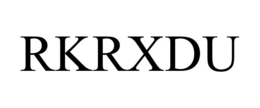 Mark drawing for RKRXDU