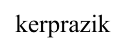 Mark drawing for KERPRAZIK