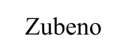 Mark drawing for ZUBENO