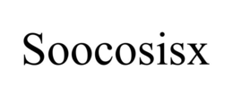 Mark drawing for SOOCOSISX