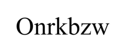 Mark drawing for ONRKBZW