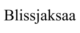 Mark drawing for BLISSJAKSAA