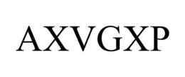 Mark drawing for AXVGXP
