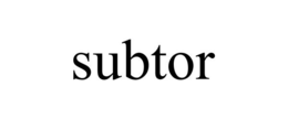 Mark drawing for SUBTOR