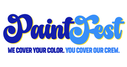 Mark drawing for PAINTFEST WE COVER YOUR COLOR. YOU COVER OUR CREW.