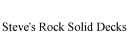 Mark drawing for STEVE'S ROCK SOLID DECKS