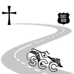 Mark drawing for SCC FELLOWSHIP RIDERS CHRIST AHEAD