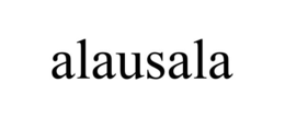 Mark drawing for ALAUSALA
