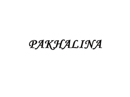 Mark drawing for PAKHALINA