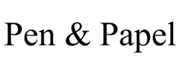 Mark drawing for PEN & PAPEL