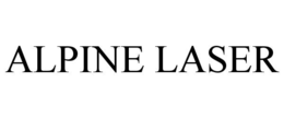 Mark drawing for ALPINE LASER