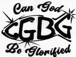 Mark drawing for CGBG CAN GOD BE GLORIFIED