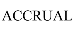 Mark drawing for ACCRUAL