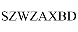 Mark drawing for SZWZAXBD