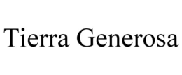 Mark drawing for TIERRA GENEROSA