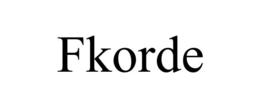 Mark drawing for FKORDE