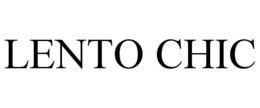 Mark drawing for LENTO CHIC