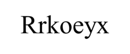 Mark drawing for RRKOEYX