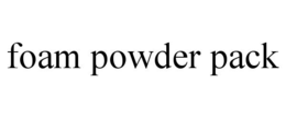 Mark drawing for FOAM POWDER PACK