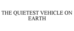 Mark drawing for THE QUIETEST VEHICLE ON EARTH