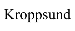 Mark drawing for KROPPSUND