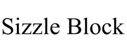 Mark drawing for SIZZLE BLOCK