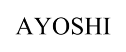 Mark drawing for AYOSHI