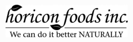 Mark drawing for HORICON FOODS INC. WE CAN DO IT BETTER NATURALLY