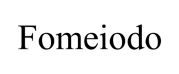 Mark drawing for FOMEIODO